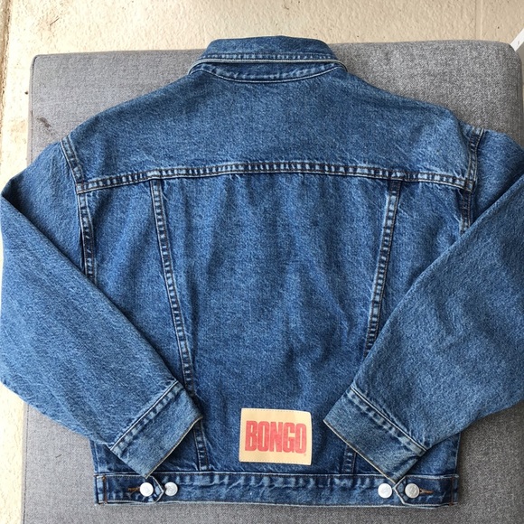 Like new! - Vintage BONGO 100% Cotton Denim Jean Jacket - Made in the USA - Picture 3 of 10